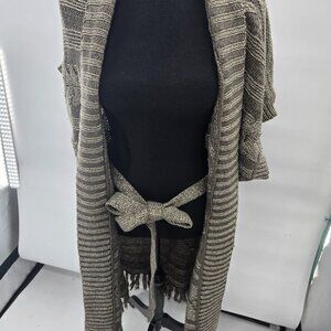 Chico's Brown Knit Poncho
